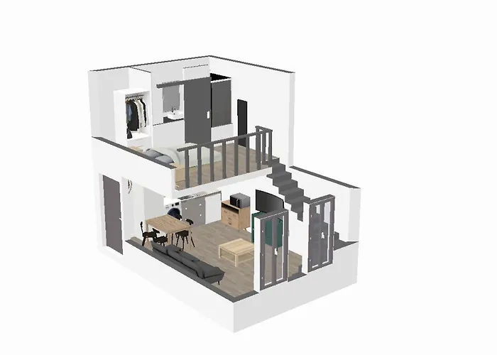 Grand Duplex Centre - Gare Διαμέρισμα *